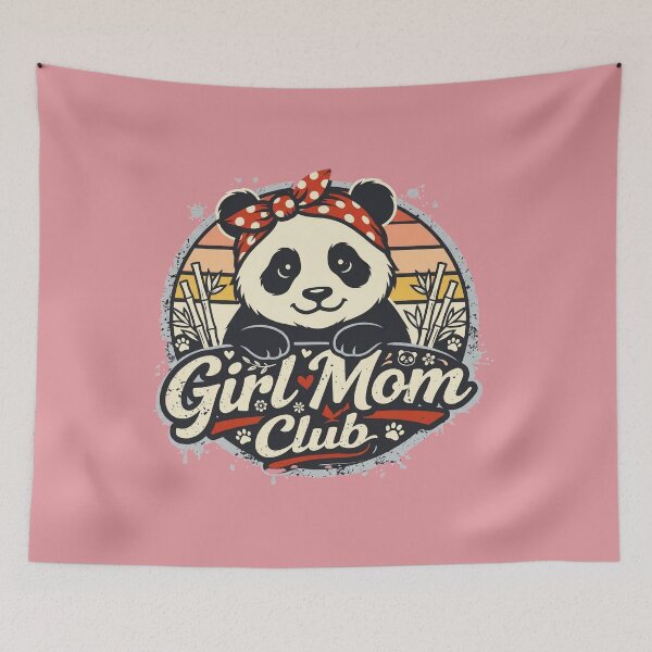 Item preview, Girl Mom Club - Cute Panda  designed and sold by Graphic Vibe Designs.