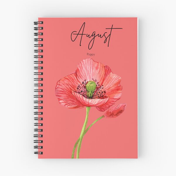 Item preview, August Birth Flower Poppy Bold Aesthetic Floral Art designed and sold by Cozy Moss Studio.