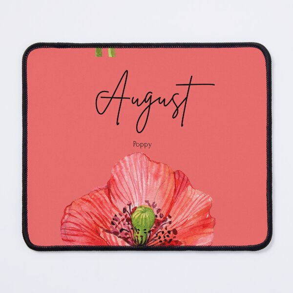 Item preview, August Birth Flower Poppy Bold Aesthetic Floral Art designed and sold by Cozy Moss Studio.