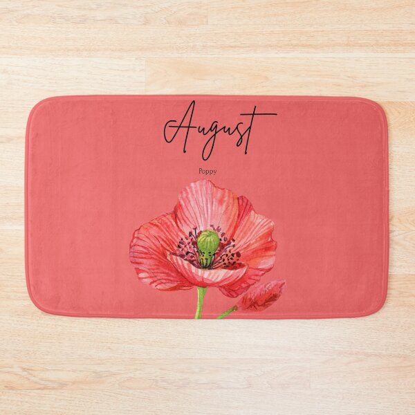 Item preview, August Birth Flower Poppy Bold Aesthetic Floral Art designed and sold by Cozy Moss Studio.