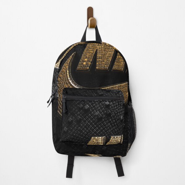 Item preview, Nike Micro Mosaic 3D Black & Gold – Premium Geometric Design designed and sold by JcAbstractArt.