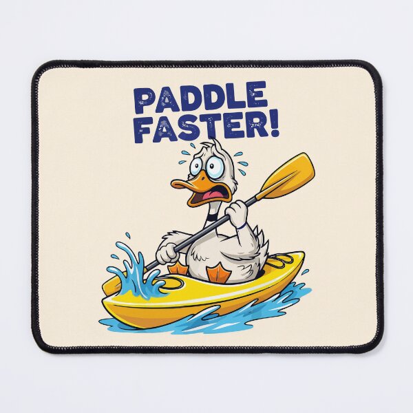 Item preview, Funny Duck Kayaking Paddle Faster Water Sports designed and sold by Amir Faysal.
