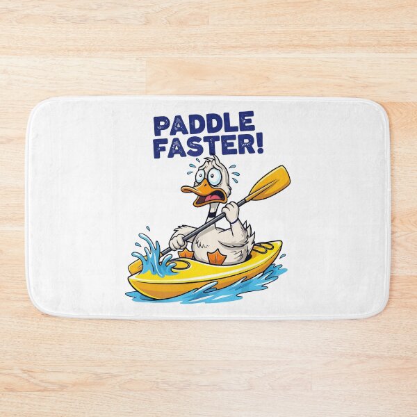 Item preview, Funny Duck Kayaking Paddle Faster Water Sports designed and sold by Amir Faysal.