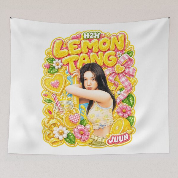 Item preview, Juun Hearts2Hearts Lemon Tang Chrome Sunset Design | Merch Collection designed and sold by Valereekmerch.