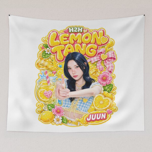 Item preview, Juun Hearts2Hearts Lemon Tang Cyber Pop Beach Art | Merch Collection designed and sold by Valereekmerch.