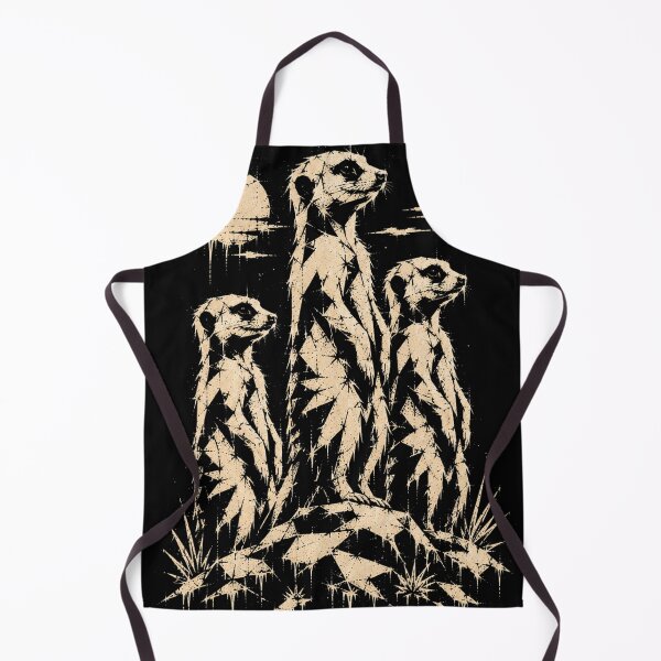 Item preview, Geometric Meerkat Family - Vintage Wildlife Shirt designed and sold by JonelCrafts.