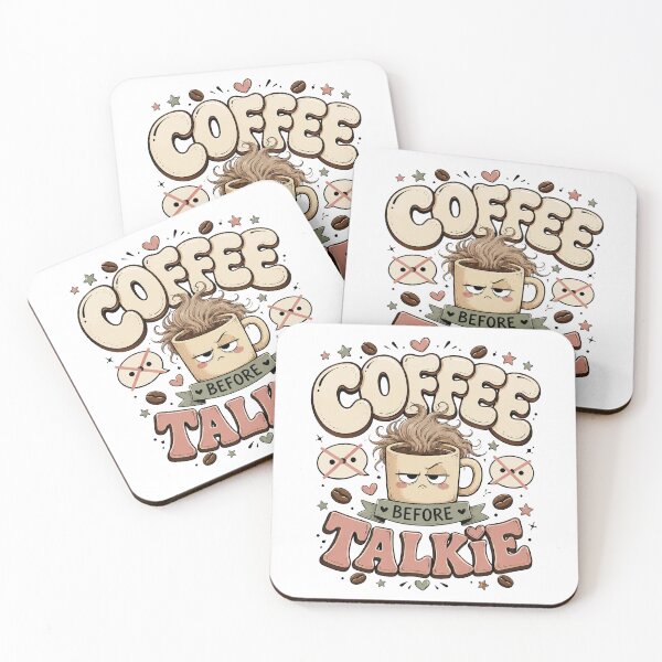 Item preview, Funny Coffee Quote, Coffee Before Talkie designed and sold by graphic-genie.