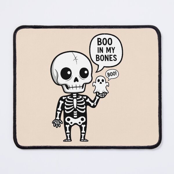 Item preview, Cute Skeleton Boo In My Bones Halloween designed and sold by Amir Faysal.