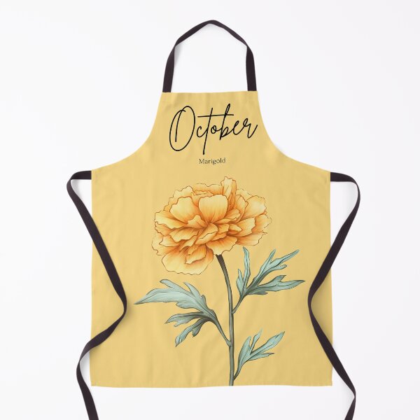 Item preview, October Birth Flower Marigold Autumn Aesthetic Floral designed and sold by Cozy Moss Studio.