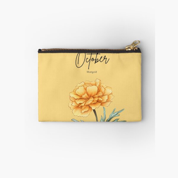 Item preview, October Birth Flower Marigold Autumn Aesthetic Floral designed and sold by Cozy Moss Studio.