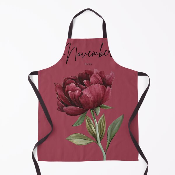 Item preview, November Birth Flower Peony Lush Elegant Floral Graphic designed and sold by Cozy Moss Studio.