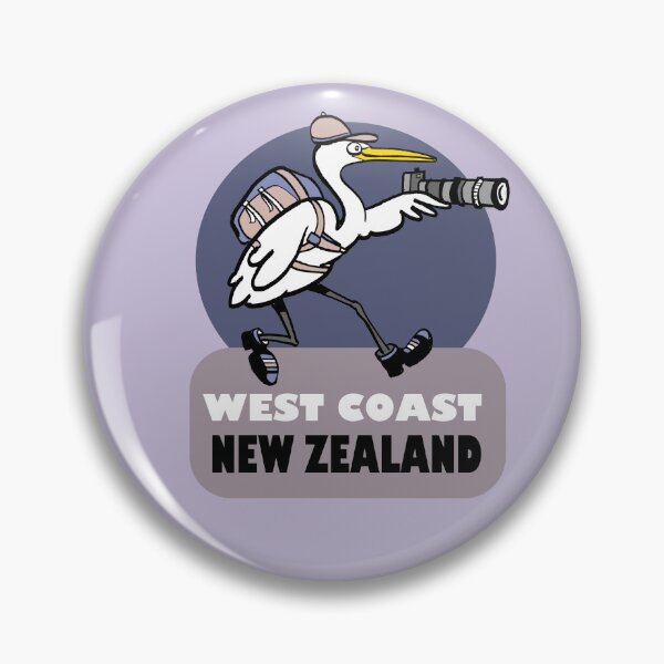Item preview, West Coast New Zealand Kotuku Photographer Bird designed and sold by Al Benge - NZ & Australian Art.