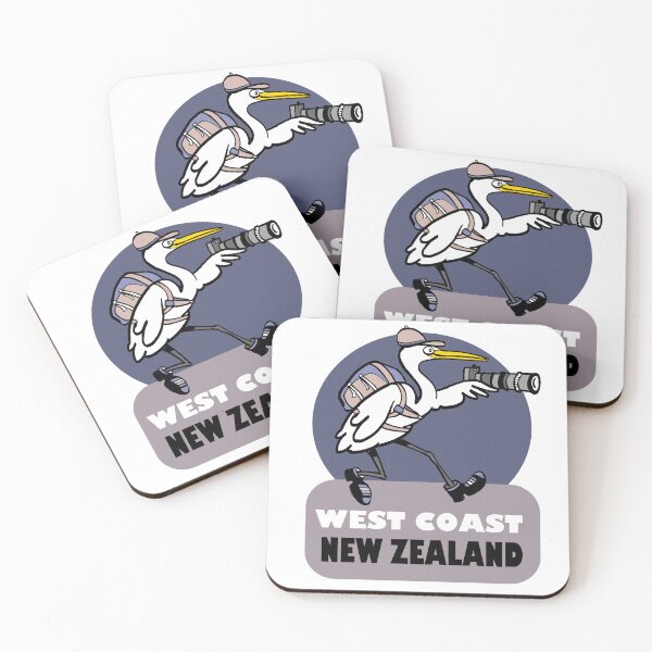 Item preview, West Coast New Zealand Kotuku Photographer Bird designed and sold by Al Benge - NZ & Australian Art.