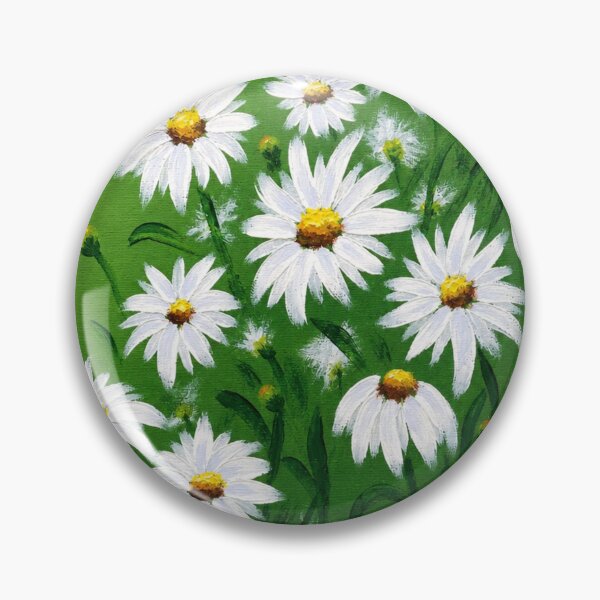 Item preview, White Daisy Botanical Wildflower Floral Illustration designed and sold by TheSlowShore.