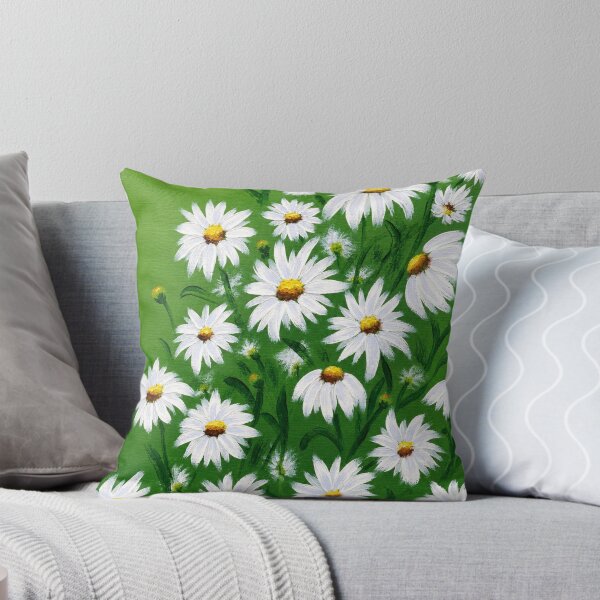 Item preview, White Daisy Botanical Wildflower Floral Illustration designed and sold by TheSlowShore.