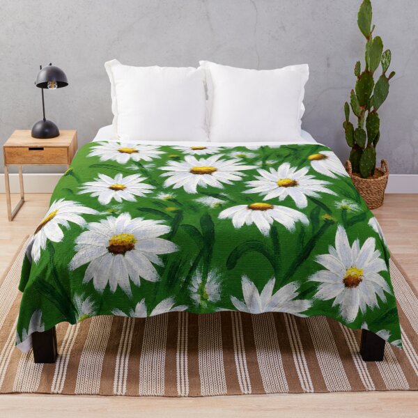 Item preview, White Daisy Botanical Wildflower Floral Illustration designed and sold by TheSlowShore.