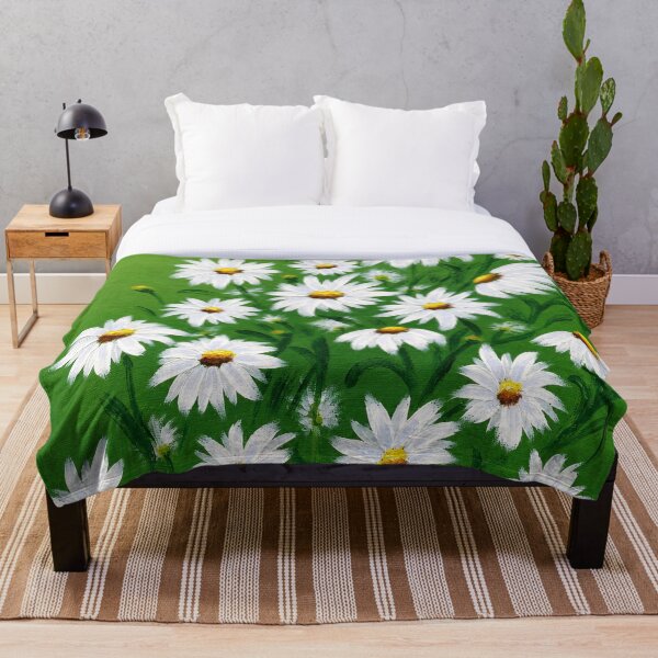 Item preview, White Daisy Botanical Wildflower Floral Illustration designed and sold by TheSlowShore.
