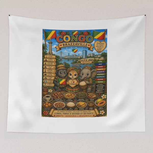 Item preview, Congo Brazzaville – Forests, Rivers and Pride designed and sold by Cifi64.