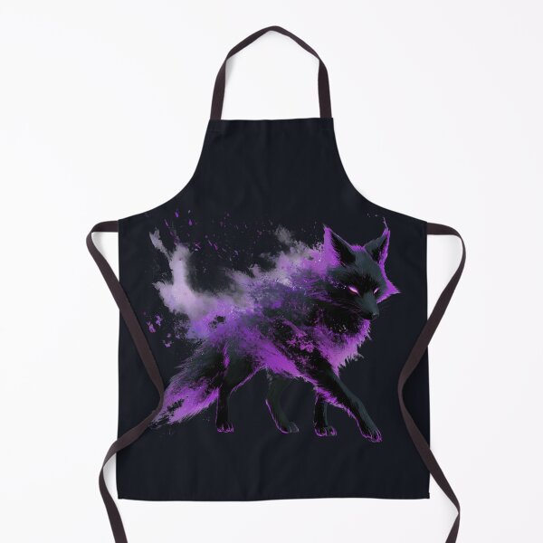 Item preview, Cyberpunk Neon Kitsune Fox  - Ultraviolet Cosmic Goth designed and sold by Artmugic.