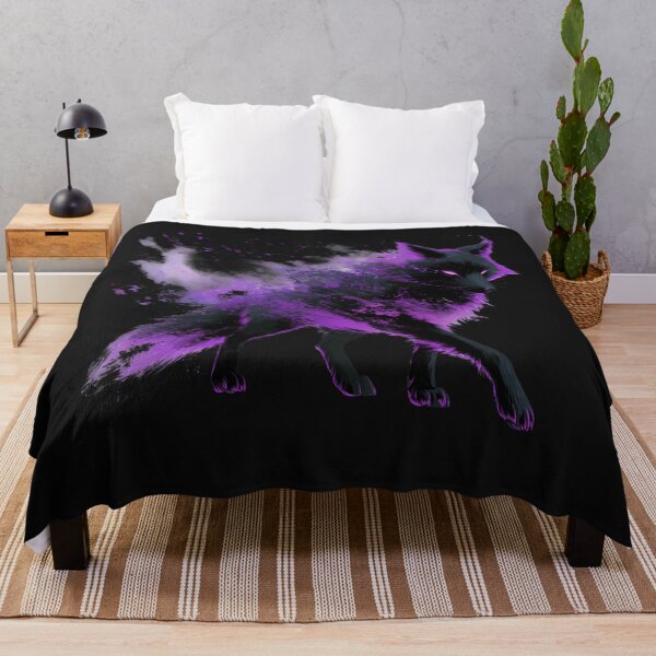 Item preview, Cyberpunk Neon Kitsune Fox - Ultraviolet Cosmic Goth designed and sold by Artmugic.