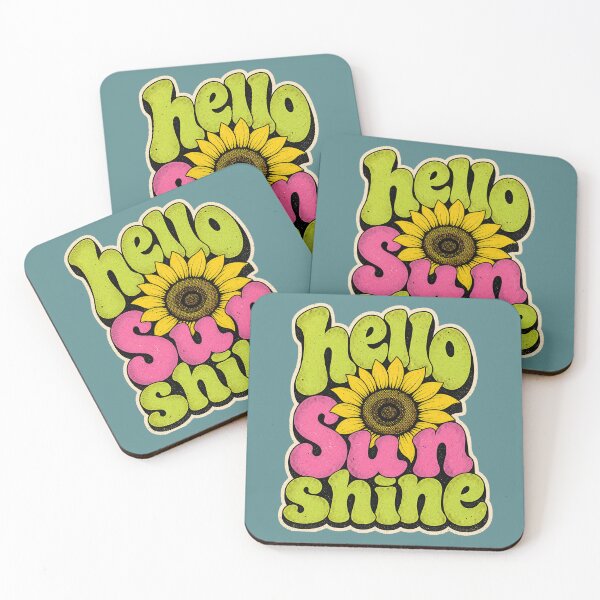 Item preview, Hello Sunshine - Cute 70’s Retro Sunflower  designed and sold by Graphic Vibe Designs.