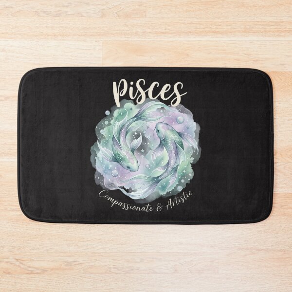 Item preview, Pisces Zodiac Sign Watercolor Fish | Compassionate & Artistic | Daily Horoscope Astrology | Celestial Pisces Gift designed and sold by Bhaskar Digital Art.