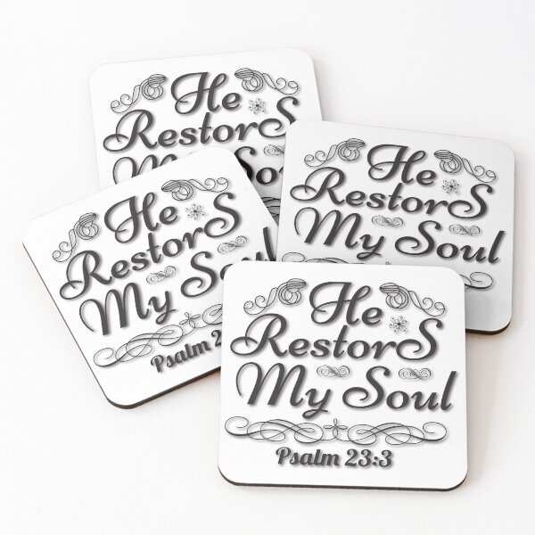 Item preview, He Restores My Soul designed and sold by Awarrie.