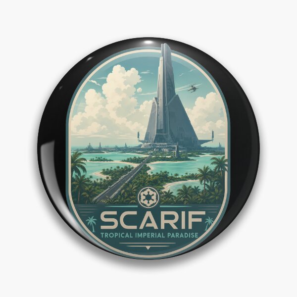 Item preview, Scarif Travel Nature Landscape designed and sold by FrontierCosmic.