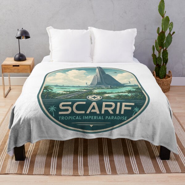 Item preview, Scarif Travel Nature Landscape designed and sold by FrontierCosmic.