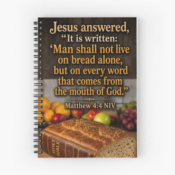 Item preview, Matthew 4:4 NIV - JCTRUTHER designed and sold by JCTRUTHERshop.