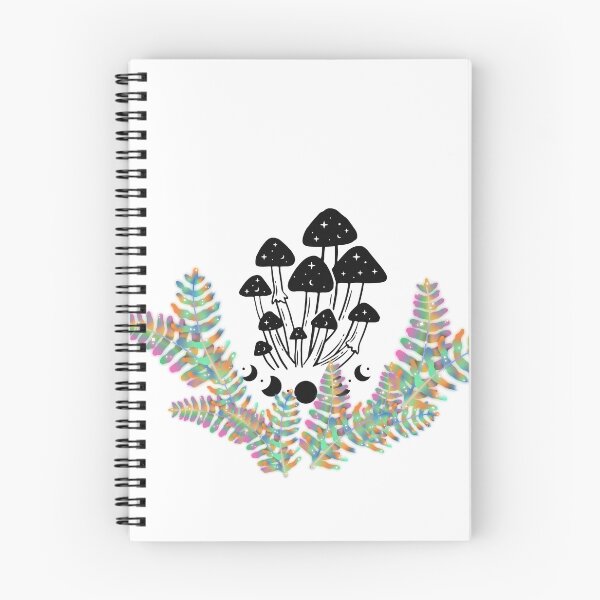 Item preview, Rainbow Ferns and Cosmic Mushrooms Botanical Art designed and sold by Sowaninongtdu.