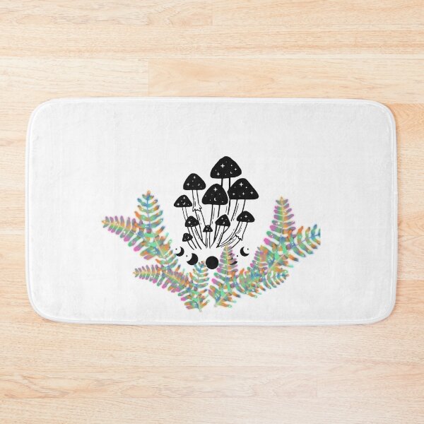 Item preview, Rainbow Ferns and Cosmic Mushrooms Botanical Art designed and sold by Sowaninongtdu.