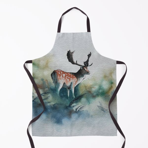Item preview, Fallow Deer Watercolor Wildlife designed and sold by ZachMurphyArt.