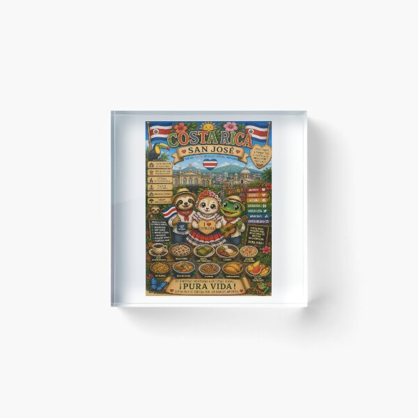 Item preview, Costa Rica San José – Pura Vida, Nature and Adventure designed and sold by Cifi64.