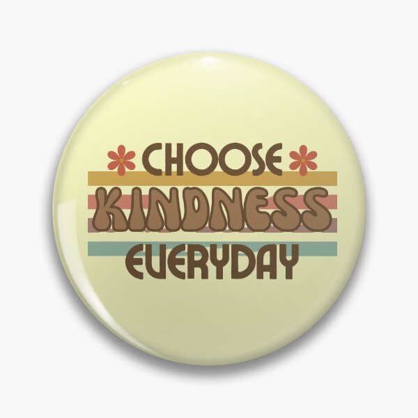 Item preview, Choose Kindness Everyday - Retro 70s Groovy Flower Power Quote designed and sold by SeJaa.