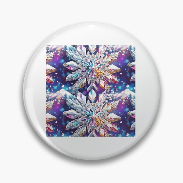 Item preview, Crystal-Inspired Artistic Snowflake Pattern designed and sold by goldsmithorders.