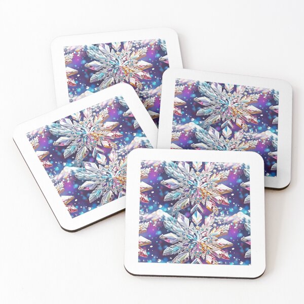Item preview, Crystal-Inspired Artistic Snowflake Pattern designed and sold by goldsmithorders.