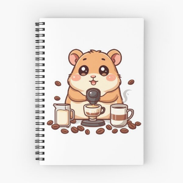 Item preview, Master Latte Maker Hamster | Cute Kawaii Barista Sticker designed and sold by Stylestickers55.