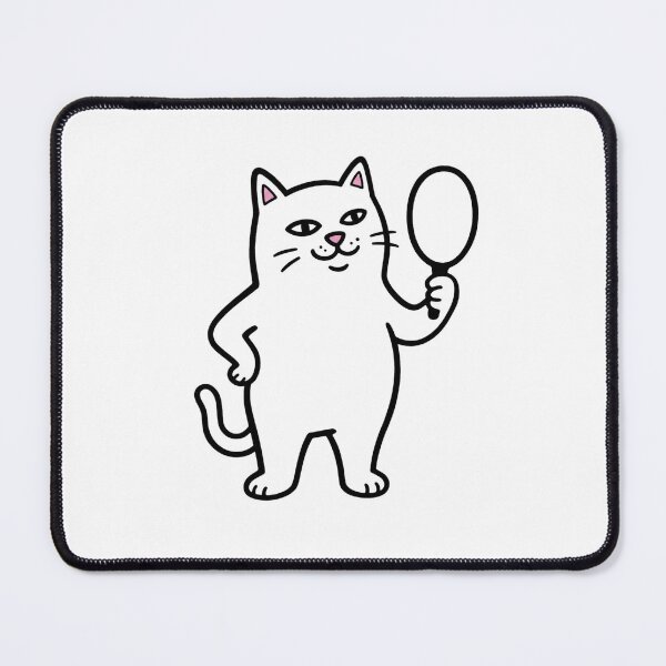 Item preview, Confident Cat With Mirror designed and sold by GoverArt.