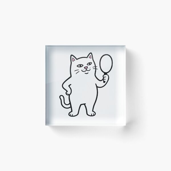 Item preview, Confident Cat With Mirror designed and sold by GoverArt.