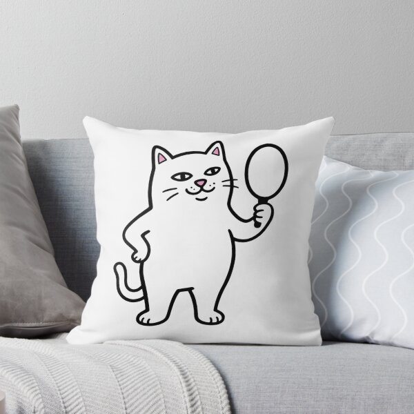Item preview, Confident Cat With Mirror designed and sold by GoverArt.