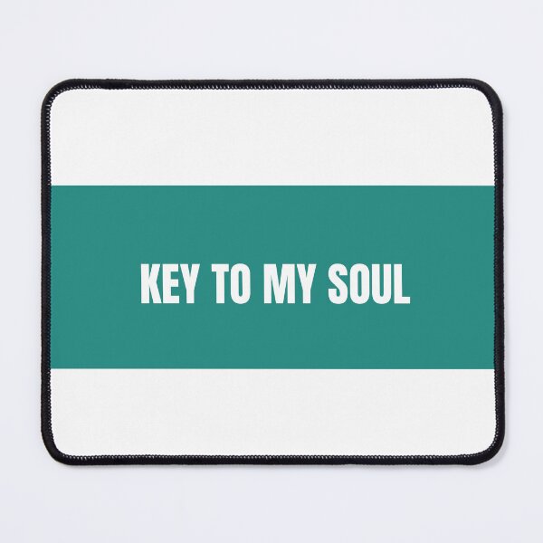 Item preview, "KEY TO MY SOUL" Minimalist Quote Sticker designed and sold by QuirkThreadsCo.