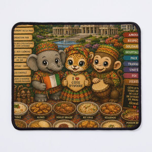 Item preview, Ivory Coast Yamoussoukro – Culture, Hospitality and Pride designed and sold by Cifi64.