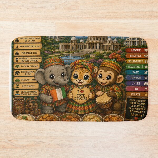 Item preview, Ivory Coast Yamoussoukro – Culture, Hospitality and Pride designed and sold by Cifi64.