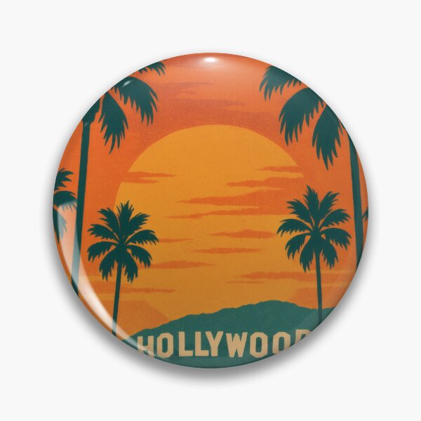 Item preview, Retro Pop Art Poster Illustration of Los Angeles | Bold California City Print with Hollywood Sign, Palm Trees & Downtown Skyline | Vintage West Coast Travel Wall Art Decor designed and sold by PaintedPixels01.