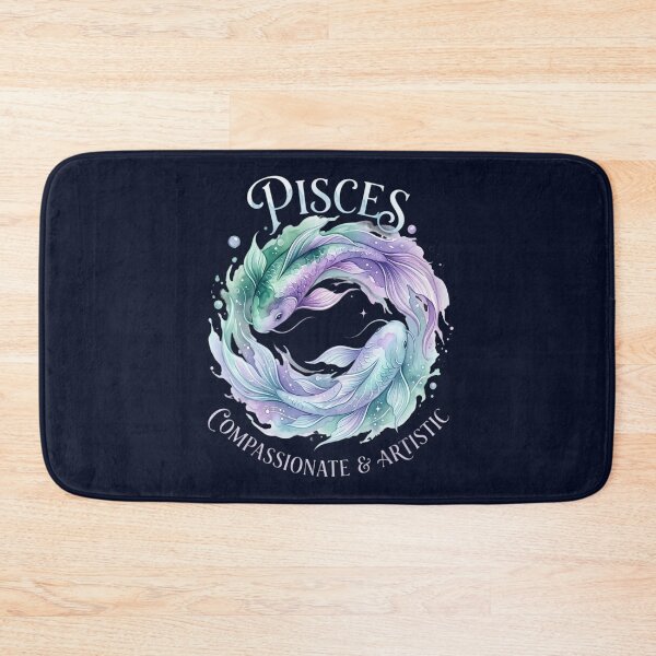 Item preview, Pisces Zodiac Watercolor Fish | Compassionate & Artistic | Daily Horoscope Astrology | Pisces Zodiac Gift designed and sold by Bhaskar Digital Art.