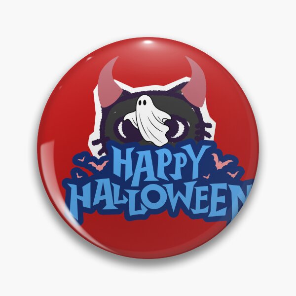 Item preview, Happy Halloween Cute Ghost with Devil Horns | Spooky Halloween Design designed and sold by Palette _Vibes.