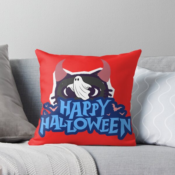 Item preview, Happy Halloween Cute Ghost with Devil Horns | Spooky Halloween Design designed and sold by Palette _Vibes.