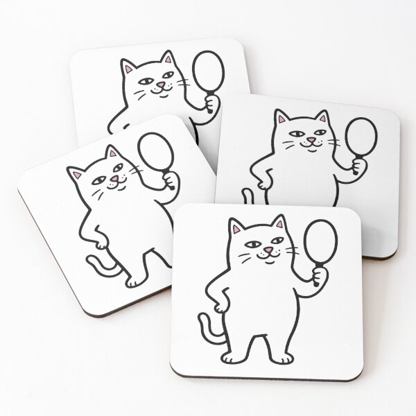 Item preview, Confident Cat With Mirror designed and sold by GoverArt.