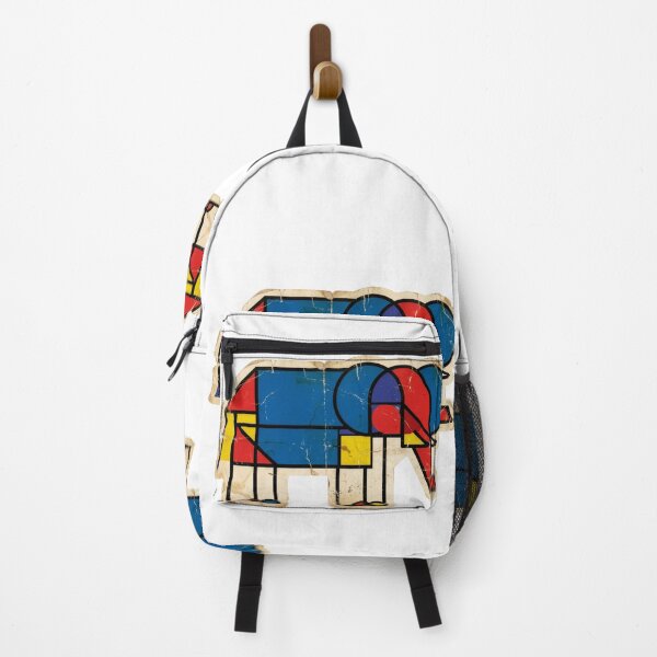 Item preview, Piet Mondrian Elefante - De Stijl Geométrico Abstracto designed and sold by Mr. Pawsome.